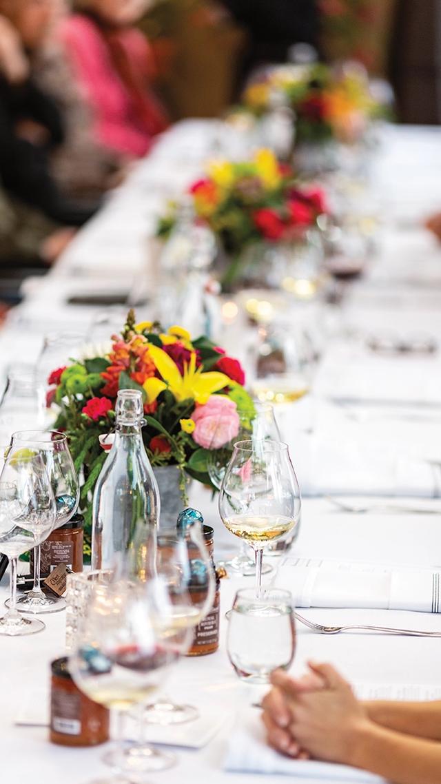 history of marriage tablescape