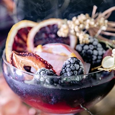 halloween recipe black sangria