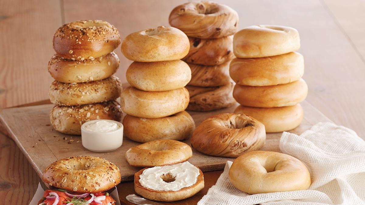 Article Cards Featured Image origin of the bagel stack of bagels