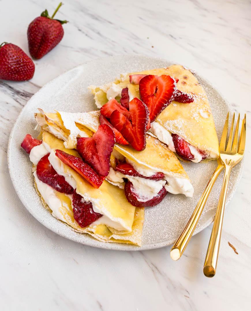 Strawberry Crepes