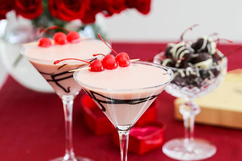 Chocolate-Covered Cherry Martinis