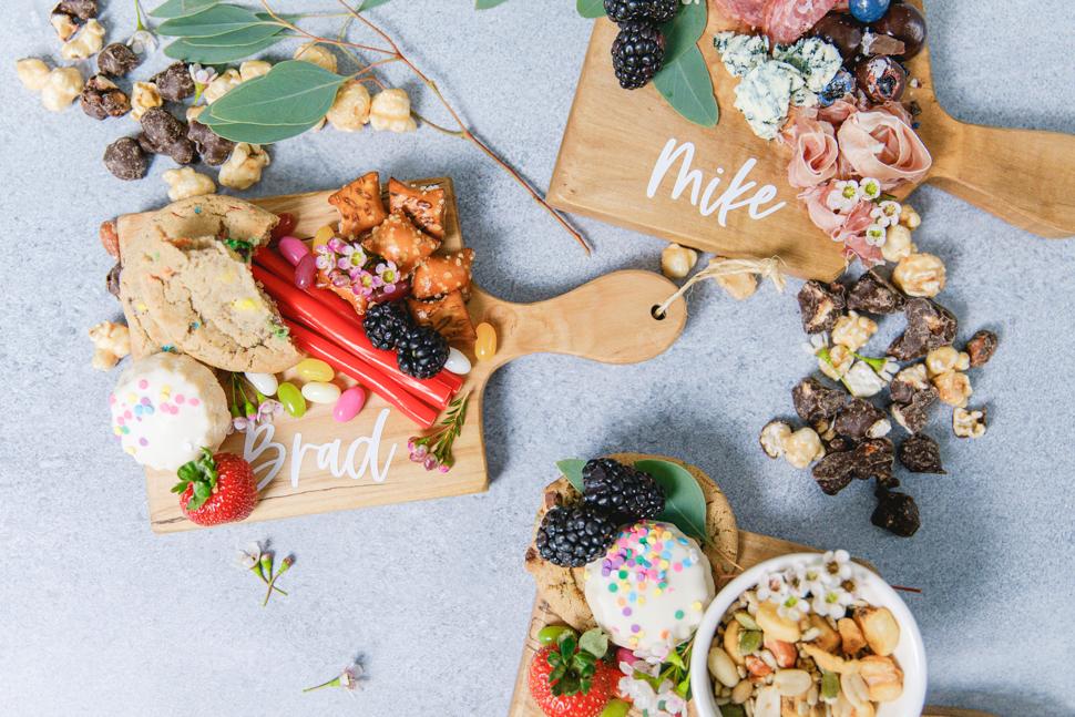 snack boards for a movie night at home