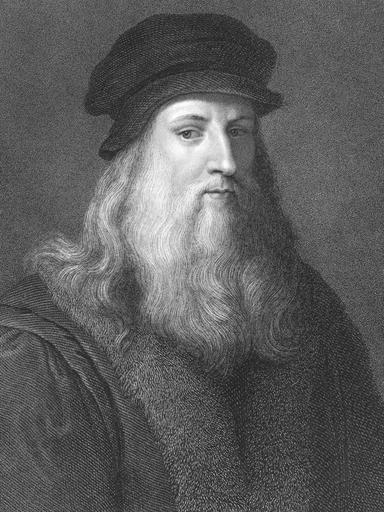 This is an image of April birthdays and  Leonardo da Vinci.