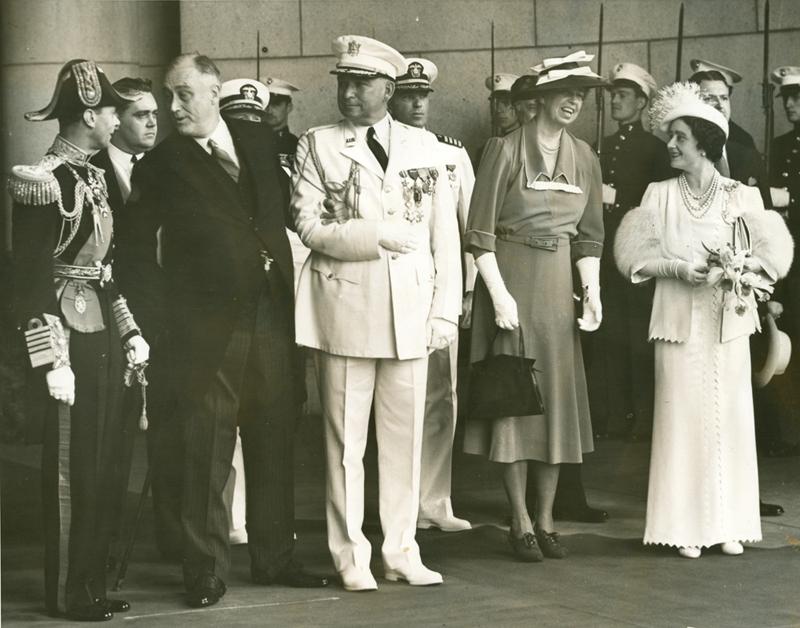 President FDR at a state dinner.