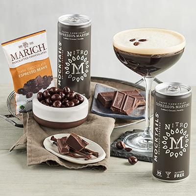 Espresso martini mocktail ideas kit.